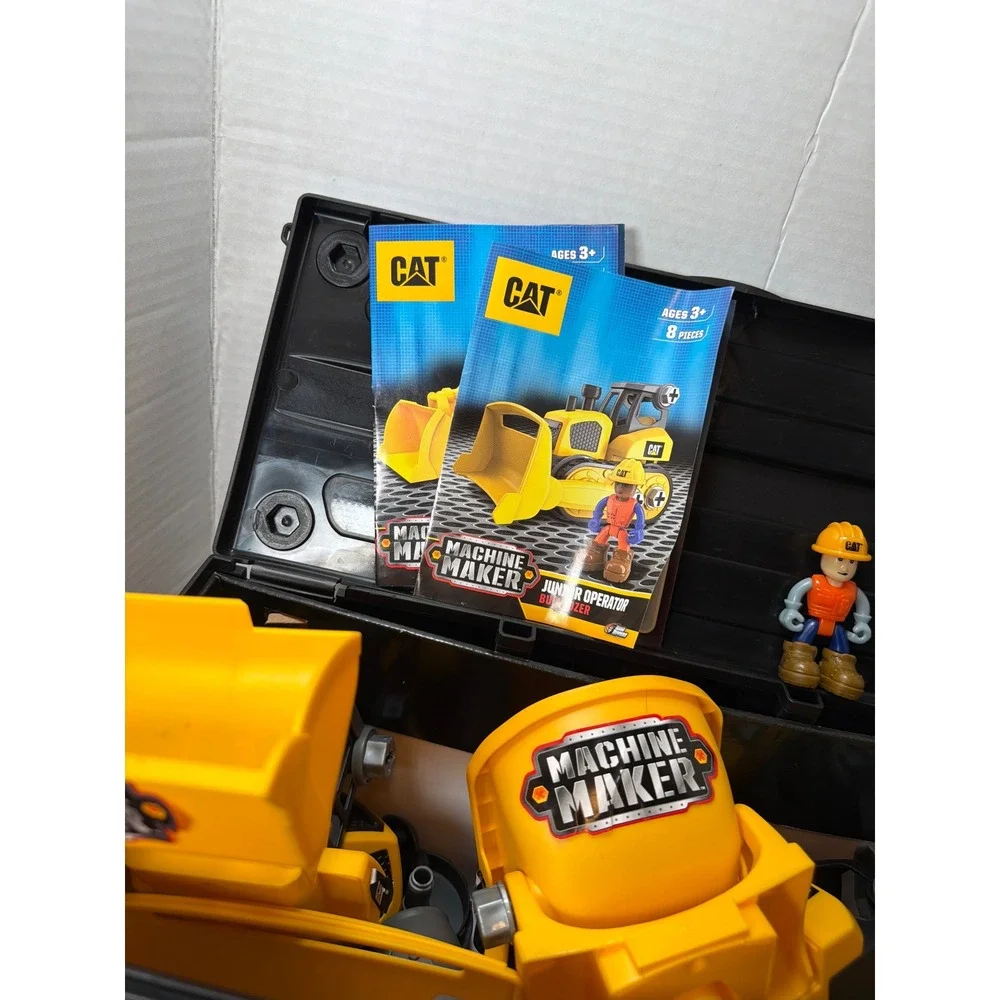 CAT Machine Maker Junior Operator Multi-Machines Kids 3-in-1 Toy Set w Orig Box